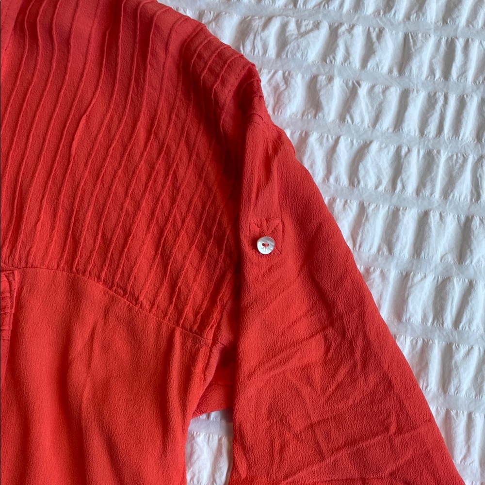 Vici Bright Orange Oversized Button-Down - image 6